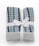 Confetti Stripe Baby Blanket - Blue - NanaHuchy