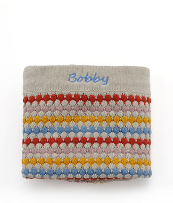 Confetti Stripe Baby Blanket - Carnival - NanaHuchy