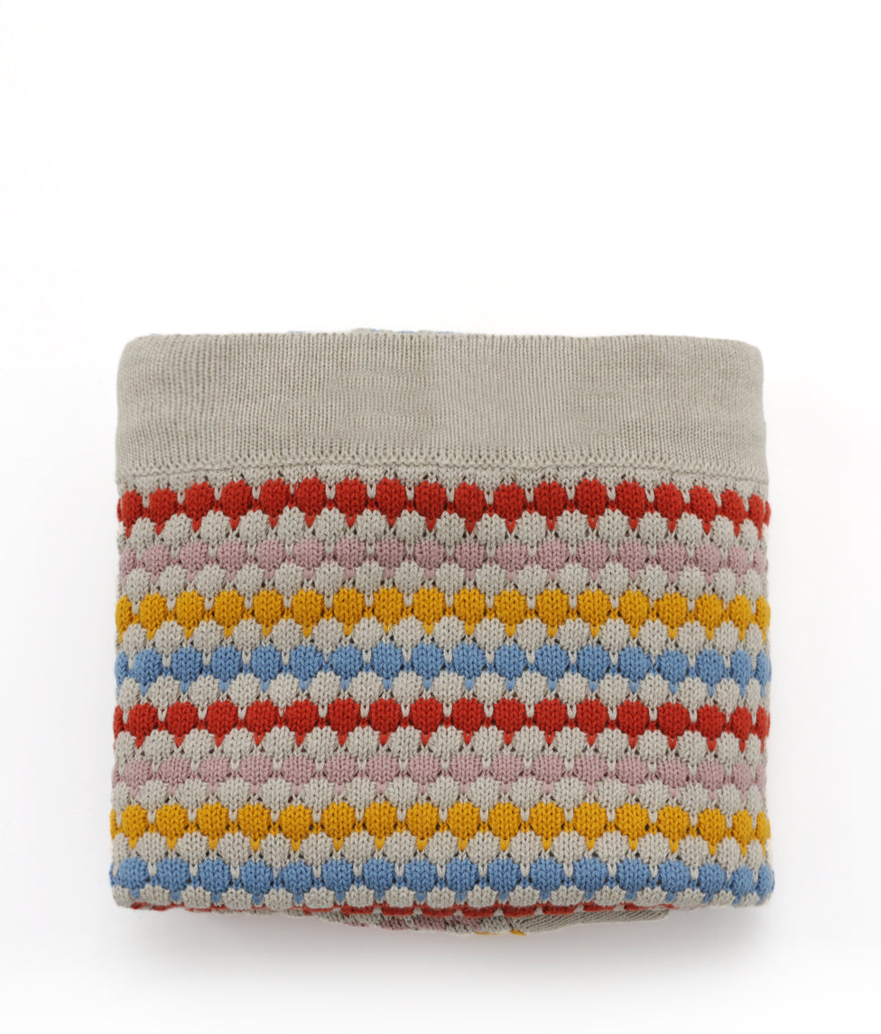 Confetti Stripe Baby Blanket - Carnival - NanaHuchy