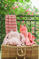 Confetti Stripe Baby Blanket - Pink - NanaHuchy