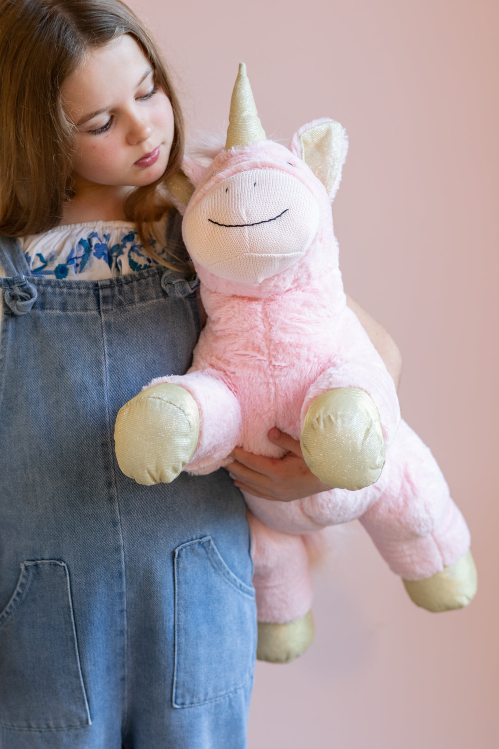 Giant Glimmer Glitter Unicorn-Pink - Nana Huchy