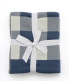 Gingham Baby Blanket - Blue - NanaHuchy