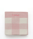 Gingham Baby Blanket - Pink - NanaHuchy