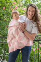 Gingham Baby Blanket - Pink - NanaHuchy