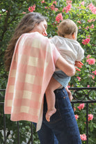Gingham Baby Blanket - Pink - NanaHuchy