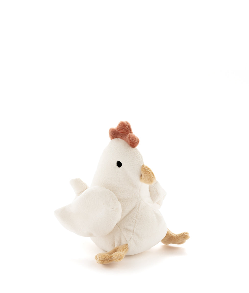 Henrietta the Hen Rattle - Cream - NanaHuchy
