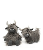 Henry & Heidi Cow Set Charcoal - Nana Huchy