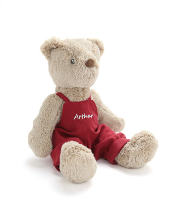 Honey Bear Overalls - Red - Nana Huchy