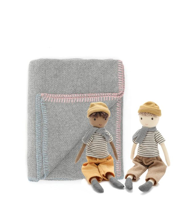 It's a boy - Blanket & Doll Bundle - NanaHuchy