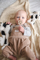 Mini Clover the Cow Rattle - Black - NanaHuchy