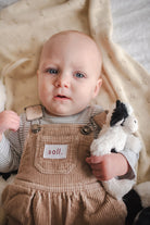 Mini Clover the Cow Rattle - Black - NanaHuchy