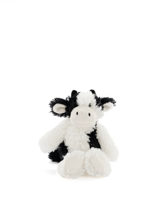 Mini Clover the Cow Rattle - Black - NanaHuchy