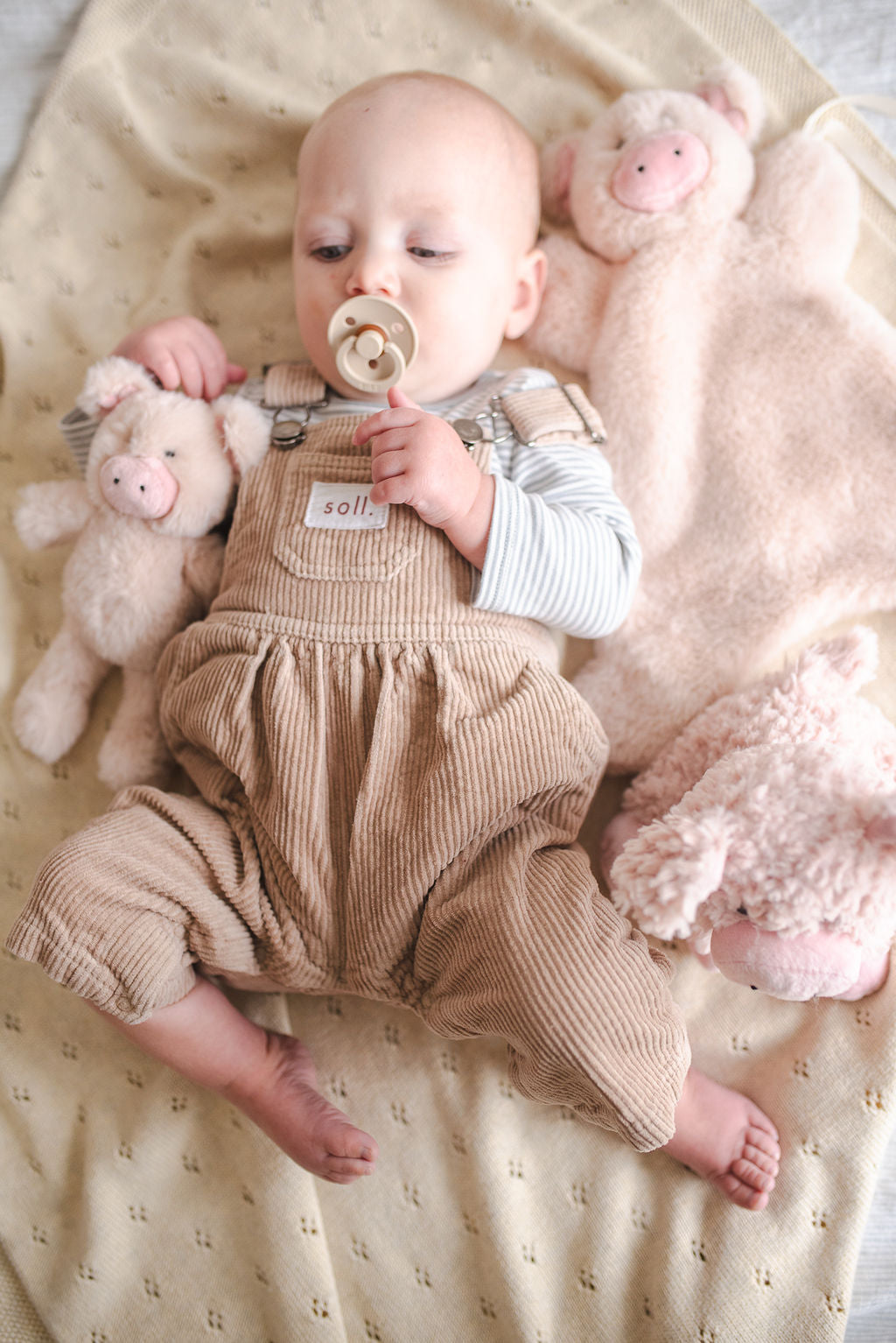 Mini Poppy the Pig Rattle - NanaHuchy