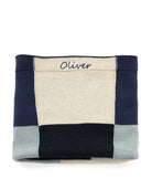 Patchwork Baby Blanket-Blue - Nana Huchy