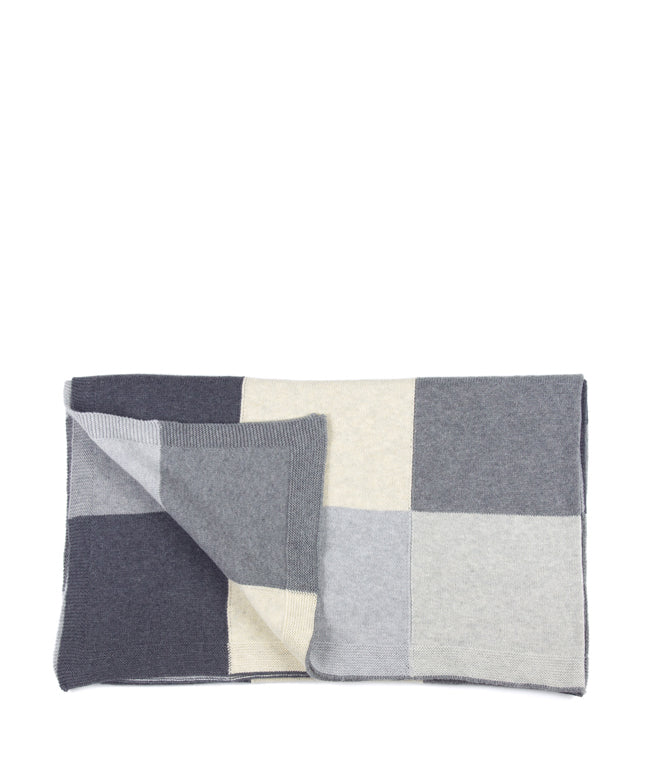 Patchwork Baby Blanket-Grey - Nana Huchy