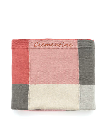 Patchwork Baby Blanket-Pink - Nana Huchy