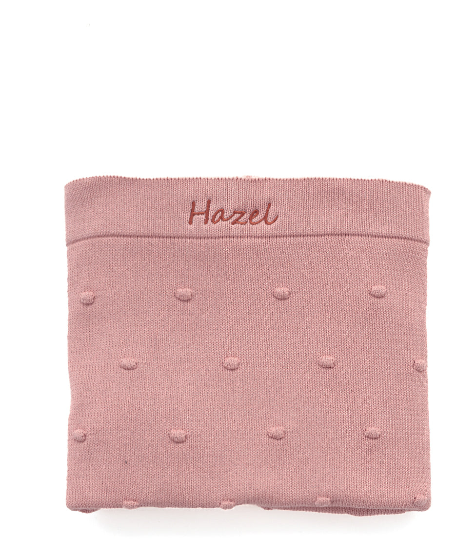 Personalised Baby Blanket - Bobble Pink - Nana Huchy