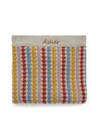 Personalised Baby Blanket - Confetti Stripe Carnival - NanaHuchy