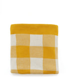 Personalised Baby Blanket - Gingham Mustard - NanaHuchy