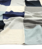 Personalised Baby Blanket - Patchwork Blue - Nana Huchy