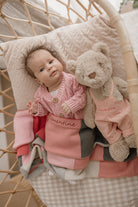 Personalised Baby Blanket - Patchwork Pink - Nana Huchy