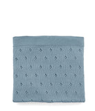 Personalised Baby Blanket - Pointelle Blue - Nana Huchy
