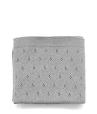 Personalised Baby Blanket - Pointelle Grey - Nana Huchy