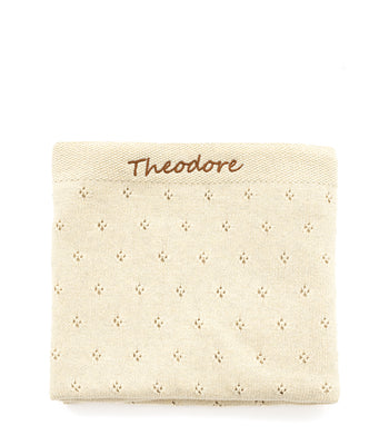 Personalised Baby Blanket-Pointelle Oatmeal - Nana Huchy