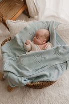 Personalised Baby Blanket - Star Blue - Nana Huchy