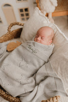 Personalised Baby Blanket - Star Grey - Nana Huchy