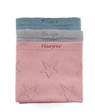 Personalised Baby Blanket - Star Pink - Nana Huchy