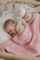 Personalised Baby Blanket - Star Pink - Nana Huchy