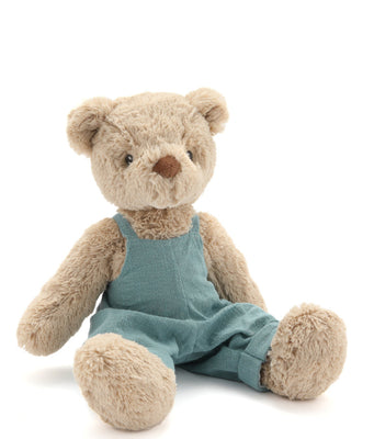 Personalised Bear - Mr Honey Bear Blue Overalls - Nana Huchy
