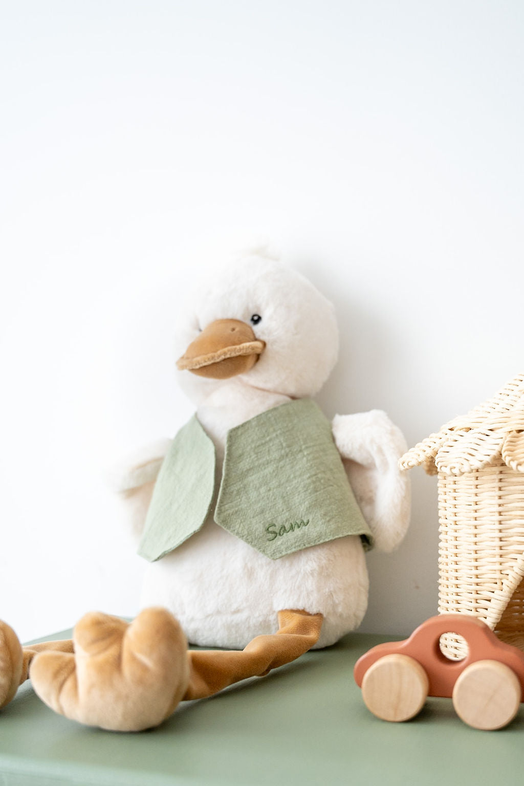 Personalised Big Bill the Duck - Sage - NanaHuchy