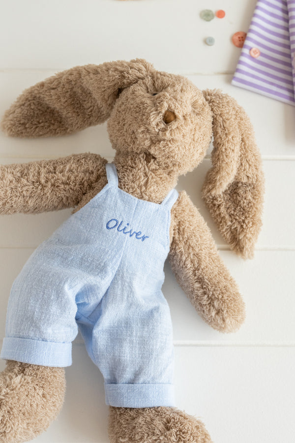 Personalised  Bunny - Mr Honey Bunny Baby Blue - Nana Huchy