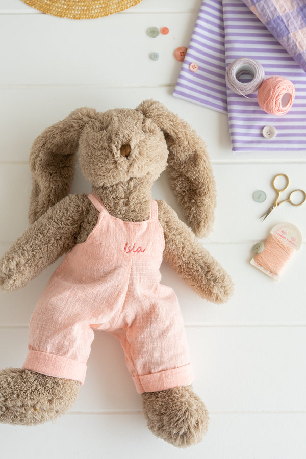 Personalised  Bunny - Mr Honey Bunny Baby Pink - Nana Huchy