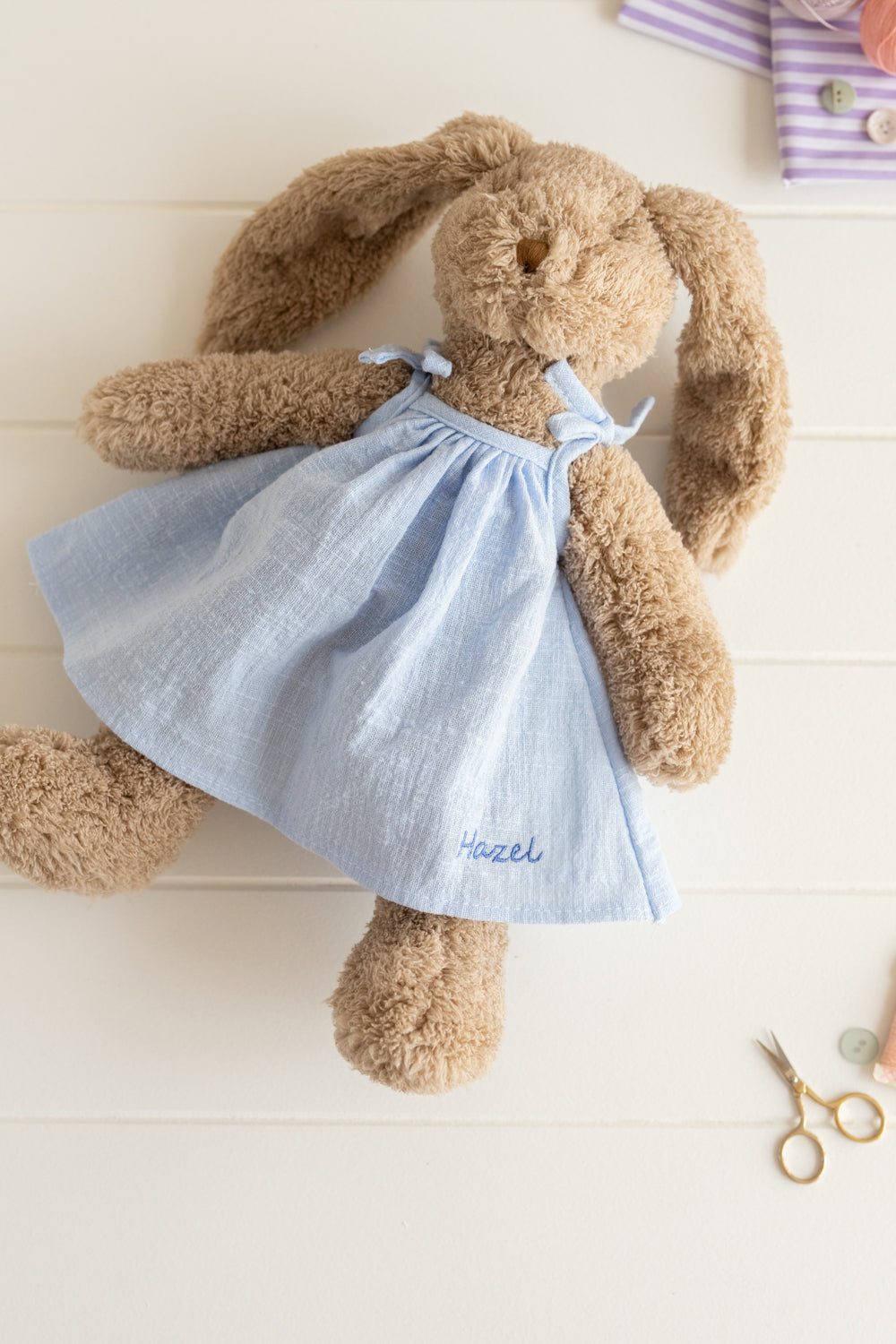 Personalised  Bunny - Mrs Honey Bunny Baby Blue - Nana Huchy