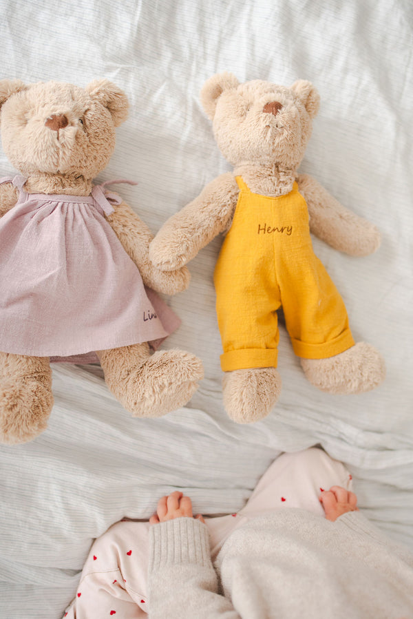 Personalised Honey Bear Dress - Lilac - Nana Huchy