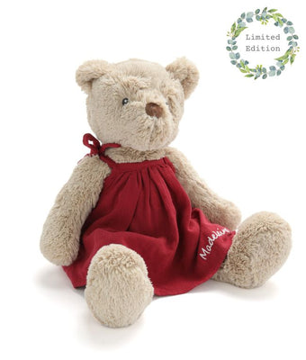 Personalised Honey Bear Dress - Red - Nana Huchy