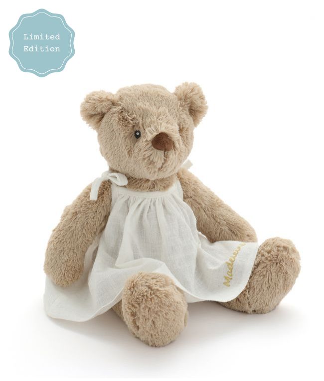 Personalised Honey Bear Dress - Xmas White - Nana Huchy
