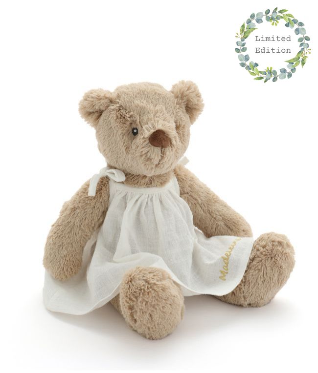 Personalised Honey Bear Dress - Xmas White - Nana Huchy