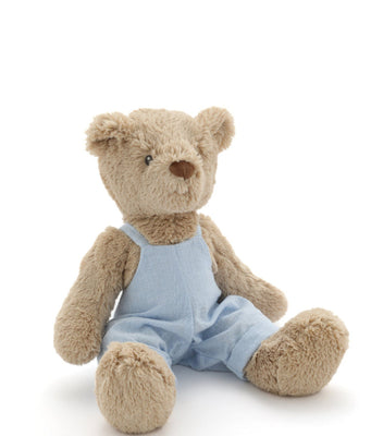 Personalised Honey Bear Overalls - Baby Blue - Nana Huchy