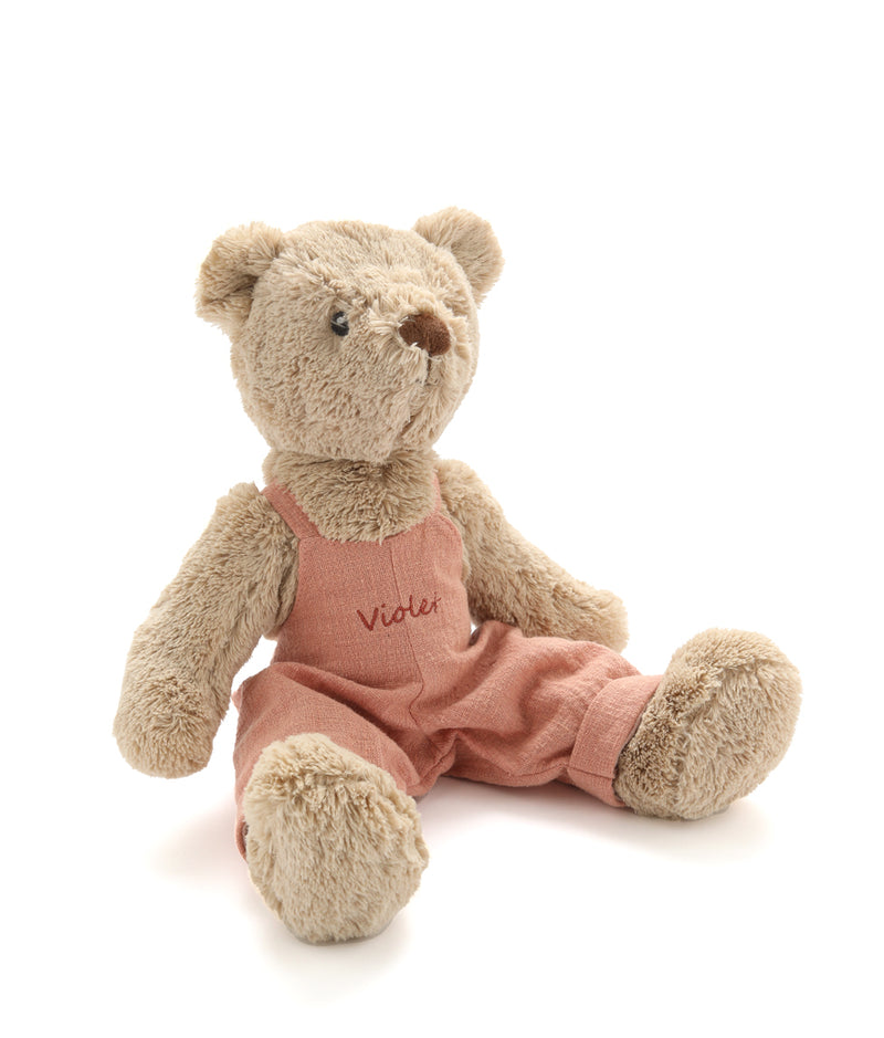 Personalised Honey Bear Overalls - Pink - Nana Huchy