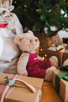 Personalised Honey Bear Overalls - Red - Nana Huchy