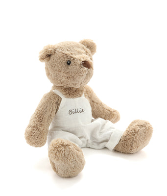 Personalised Honey Bear Overalls - White - Nana Huchy