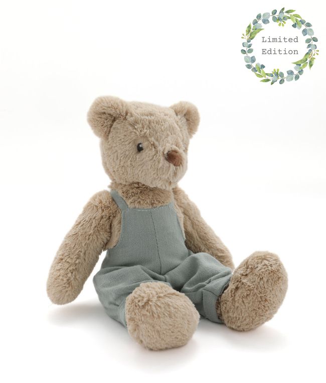 Personalised Honey Bear Overalls - Xmas Sage - Nana Huchy