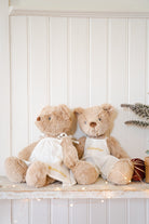 Personalised Honey Bear Overalls - Xmas White - Nana Huchy