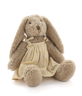 Personalised Honey Bunny Dress - Mustard Stripe - NanaHuchy