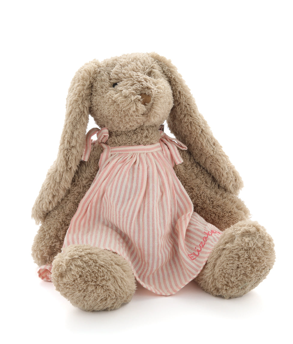Personalised Honey Bunny Dress - Pink Stripe - NanaHuchy