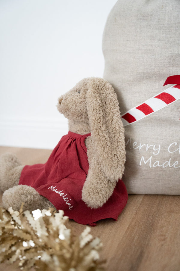Personalised Honey Bunny Dress - Red - Nana Huchy